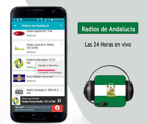 Run android online APK Radios de Andalucia from MyAndroid or emulate Radios de Andalucia using MyAndroid