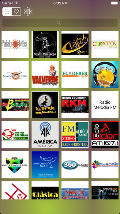 Emulate iPhone app Radios de Bolivia en Vivo Gratis using MyAndroid