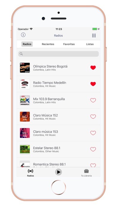 Emulate iPhone app Radios de Colombia - AM/FM using MyAndroid Emulate iPhone app Radios de Colombia - AM/FM using MyAndroid