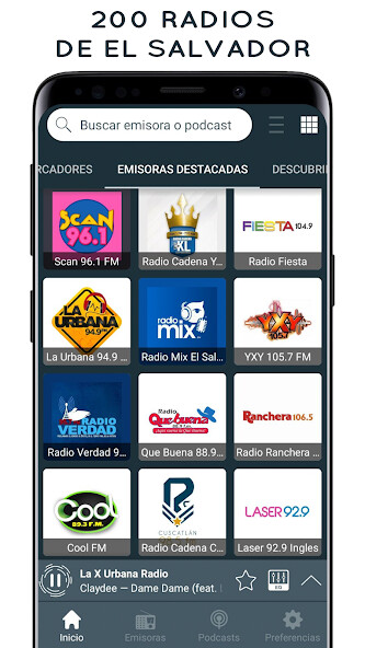 Run android online APK Radios de El Salvador en vivo from MyAndroid or emulate Radios de El Salvador en vivo using MyAndroid