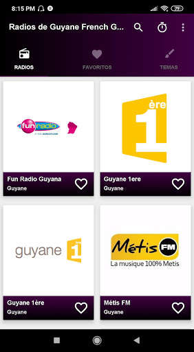 Run android online APK Radios de Guyane French Guiana from MyAndroid or emulate Radios de Guyane French Guiana using MyAndroid