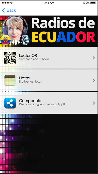 Emulate iPhone app Radios del Ecuador using MyAndroid Emulate iPhone app Radios del Ecuador using MyAndroid