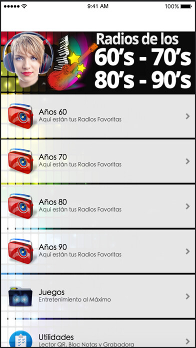 Emulate iPhone app Radios de los 60 70 80 y 90 using MyAndroid Emulate iPhone app Radios de los 60 70 80 y 90 using MyAndroid