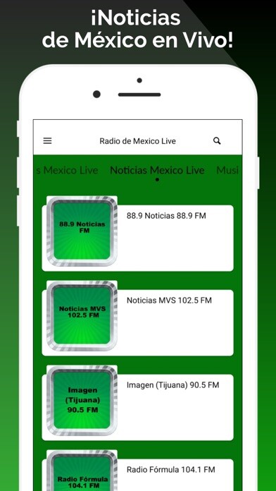 Emulate iPhone app Radios de Mexico live using MyAndroid Emulate iPhone app Radios de Mexico live using MyAndroid