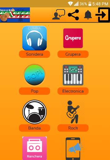 Run android online APK Radios De Mexico Y U.S.A from MyAndroid or emulate Radios De Mexico Y U.S.A using MyAndroid
