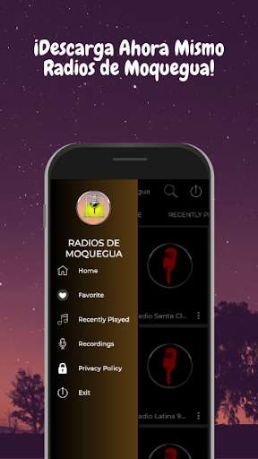 Run android online APK Radios de Moquegua Peru Fm from MyAndroid or emulate Radios de Moquegua Peru Fm using MyAndroid