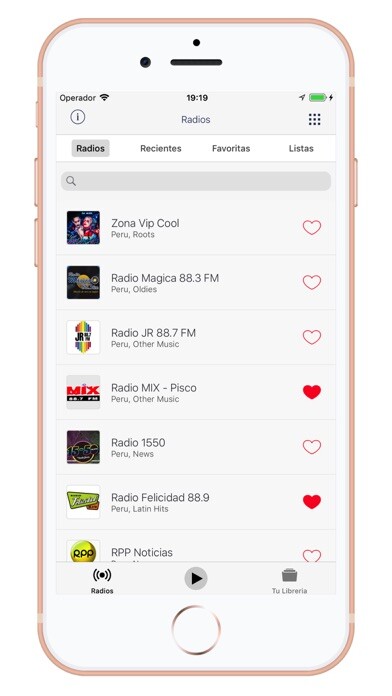 Emulate iPhone app Radios de Peru - AM/FM using MyAndroid Emulate iPhone app Radios de Peru - AM/FM using MyAndroid