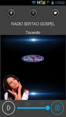 Emulate Android APK Radio Sertao Gospel