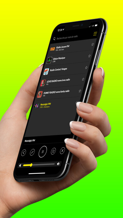 Emulate iPhone app Radios FM using MyAndroid
