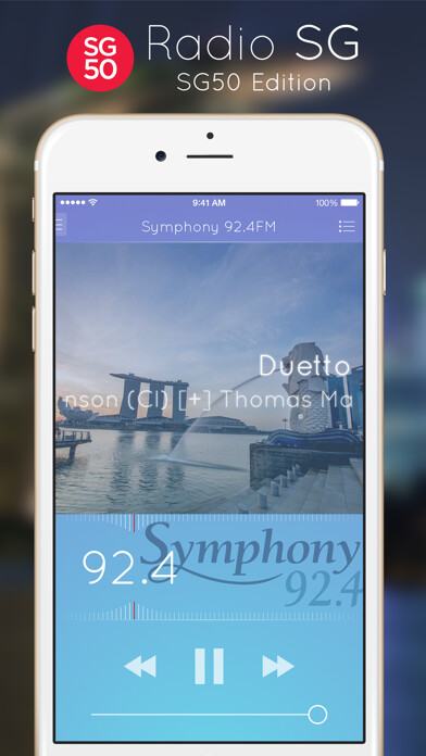 Emulate iPhone app Radio SG - Singapore Stations using MyAndroid Emulate iPhone app Radio SG - Singapore Stations using MyAndroid