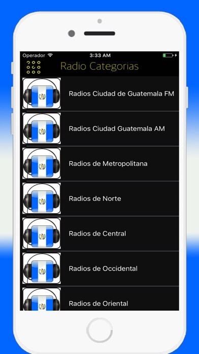 Emulate iPhone app Radios Guatemalan FM - Live Radio Stations Online using MyAndroid Emulate iPhone app Radios Guatemalan FM - Live Radio Stations Online using MyAndroid