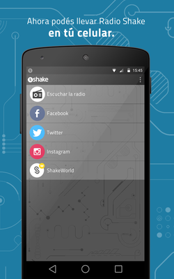 Emulate Android APK Radio Shake Emulate Android APK Radio Shake
