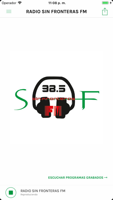 Emulate iPhone app Radio Sin Fronteras FM using MyAndroid Emulate iPhone app Radio Sin Fronteras FM using MyAndroid