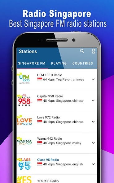 Run android online APK Radio Singapore - Singapore FM from MyAndroid or emulate Radio Singapore - Singapore FM using MyAndroid