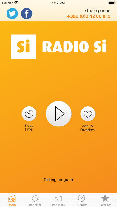 Emulate iPhone app RadioSI using MyAndroid