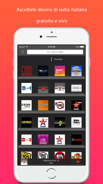 Emulate iPhone app Radios Italia : il meglio della radio italiana using MyAndroid Emulate iPhone app Radios Italia : il meglio della radio italiana using MyAndroid