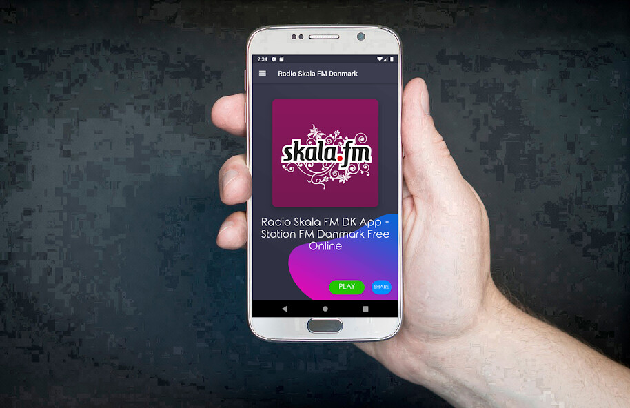 Run android online APK Radio Skala FM DK App Station Danmark Free Online from MyAndroid or emulate Radio Skala FM DK App Station Danmark Free Online using MyAndroid