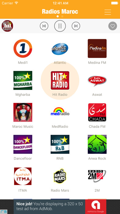 Emulate iPhone app Radios Maroc FM Live Stream AM using MyAndroid Emulate iPhone app Radios Maroc FM Live Stream AM using MyAndroid
