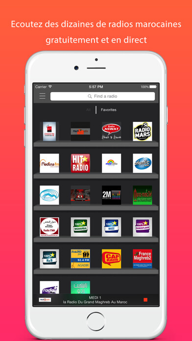 Emulate iPhone app Radios Maroc : le meilleur de la radio marocaine using MyAndroid Emulate iPhone app Radios Maroc : le meilleur de la radio marocaine using MyAndroid