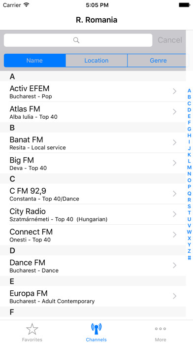 Emulate iPhone app Radios of Romania using MyAndroid Emulate iPhone app Radios of Romania using MyAndroid