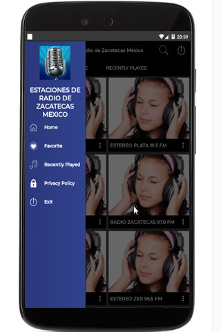 Run android online APK radios of Zacatecas Mexico from MyAndroid or emulate radios of Zacatecas Mexico using MyAndroid
