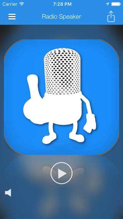 Emulate iPhone app Radio Speaker using MyAndroid