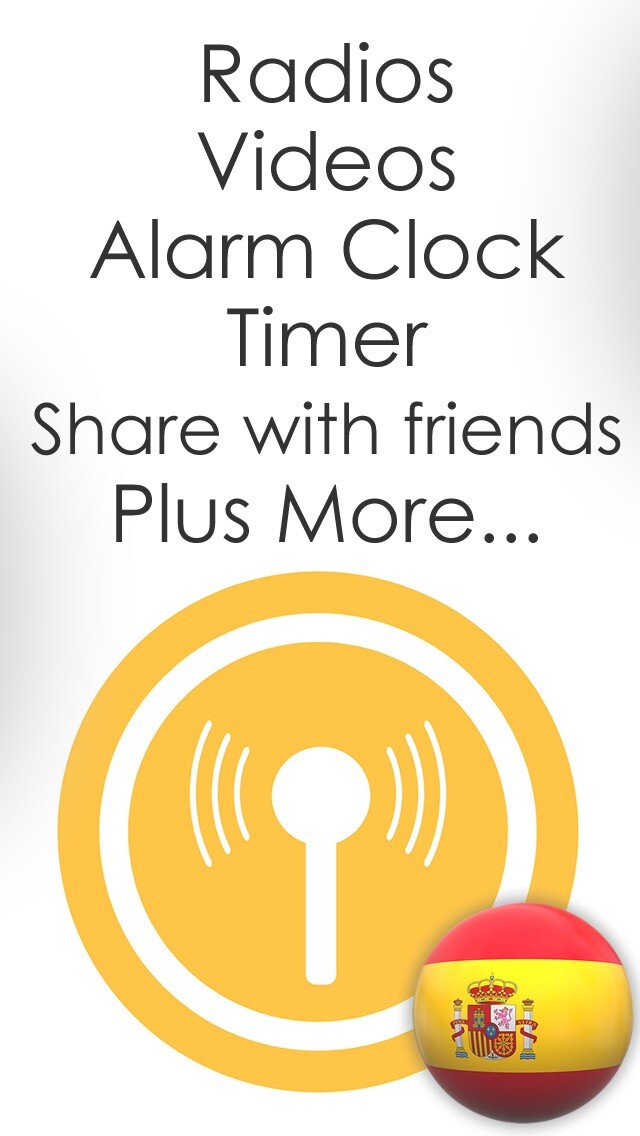 Emulate iPhone app Radios Spain - España radio player from online Spanish & Latino live stations using MyAndroid Emulate iPhone app Radios Spain - España radio player from online Spanish & Latino live stations using MyAndroid