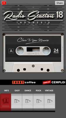 Emulate Android APK Radio Station 18