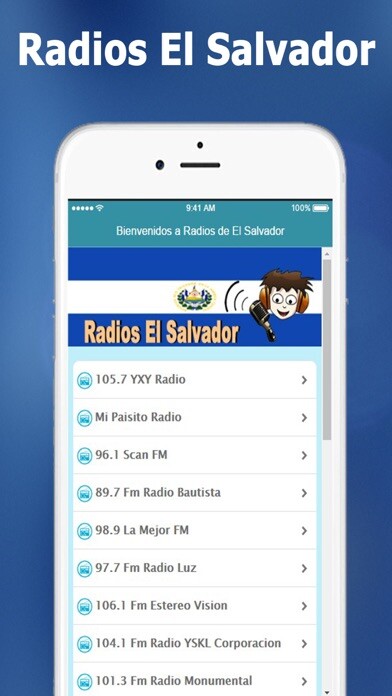 Emulate iPhone app Radio Stations of El Salvador: Live Stations using MyAndroid Emulate iPhone app Radio Stations of El Salvador: Live Stations using MyAndroid