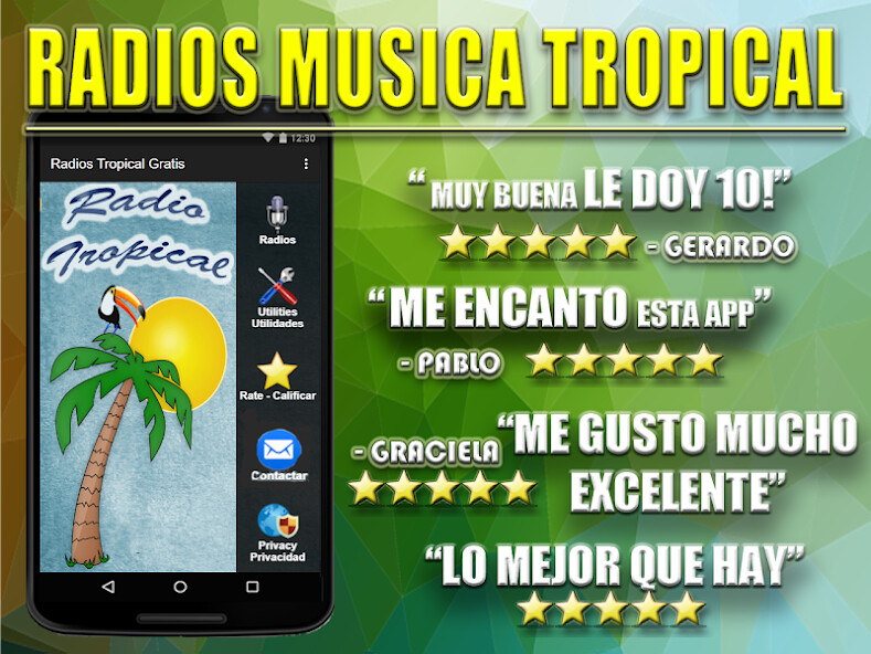 Run android online APK Radios Tropical from MyAndroid or emulate Radios Tropical using MyAndroid