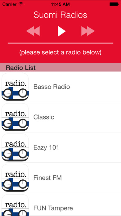 Emulate iPhone app Radio Suomi - Suomi Radio Online (FI) using MyAndroid Emulate iPhone app Radio Suomi - Suomi Radio Online (FI) using MyAndroid