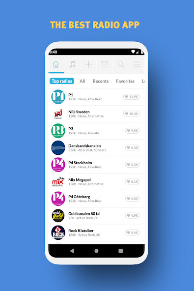 Run android online APK Radio Sweden - Radio FM from MyAndroid or emulate Radio Sweden - Radio FM using MyAndroid