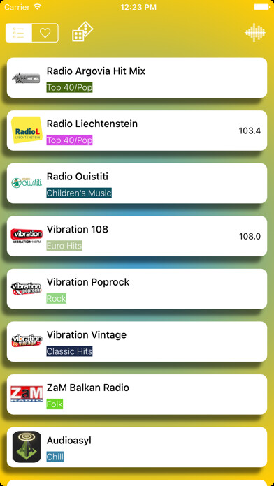 Emulate iPhone app Radio - Swissradio - Internet Radios using MyAndroid Emulate iPhone app Radio - Swissradio - Internet Radios using MyAndroid