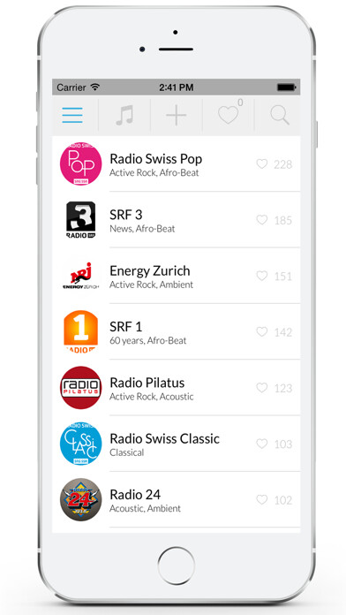 Emulate iPhone app Radio Switzerland - Swiss radios using MyAndroid Emulate iPhone app Radio Switzerland - Swiss radios using MyAndroid