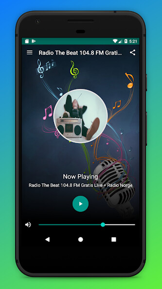 Run android online APK Radio The Beat FM Norge App NO from MyAndroid or emulate Radio The Beat FM Norge App NO using MyAndroid