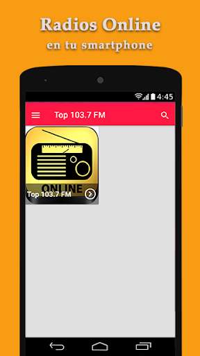 Run android online APK Radio Top 103.7 Resistencia FM - Radio Online from MyAndroid or emulate Radio Top 103.7 Resistencia FM - Radio Online using MyAndroid