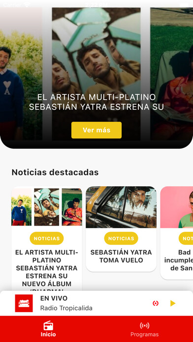 Emulate iPhone app Radio Tropicalida using MyAndroid Emulate iPhone app Radio Tropicalida using MyAndroid