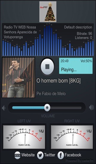 Emulate iPhone app Radio TV WEB Nossa Senhora Aparecida de Votuporanga using MyAndroid Emulate iPhone app Radio TV WEB Nossa Senhora Aparecida de Votuporanga using MyAndroid