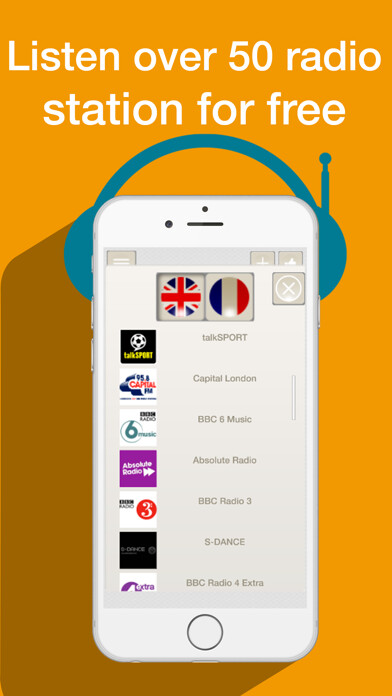 Emulate iPhone app RADIO UK FM - FREE RADIO APP PLAYER using MyAndroid