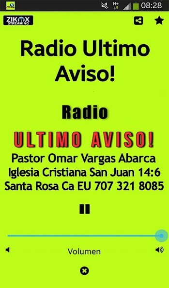 Run android online APK Radio Ultimo Aviso from MyAndroid or emulate Radio Ultimo Aviso using MyAndroid