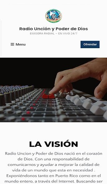 Run android online APK Radio  Uncion y Poder De Dios from MyAndroid or emulate Radio  Uncion y Poder De Dios using MyAndroid
