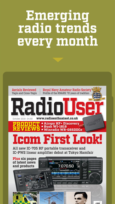 Emulate iPhone app RadioUser Magazine using MyAndroid