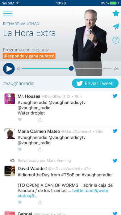 Emulate iPhone app Radio Vaughan using MyAndroid