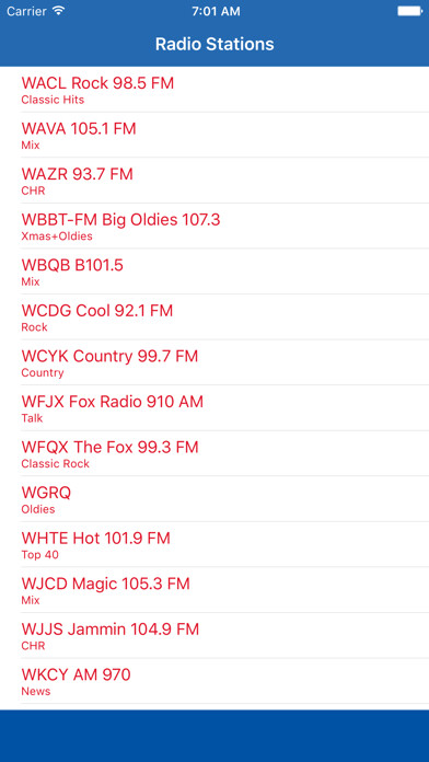 Emulate iPhone app Radio Virginia FM - Streaming and listen to live online music, news show and American charts from the USA using MyAndroid Emulate iPhone app Radio Virginia FM - Streaming and listen to live online music, news show and American charts from the USA using MyAndroid