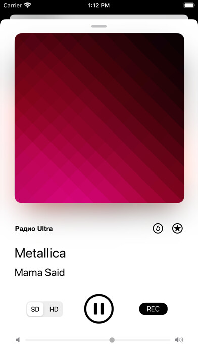 Emulate iPhone app Radio X - Internet Radio LV using MyAndroid