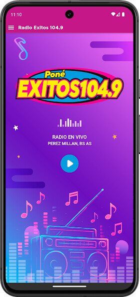 Run android online APK Radio Éxitos 104.9 from MyAndroid or emulate Radio Éxitos 104.9 using MyAndroid Run android online APK Radio Éxitos 104.9 from MyAndroid or emulate Radio Éxitos 104.9 using MyAndroid