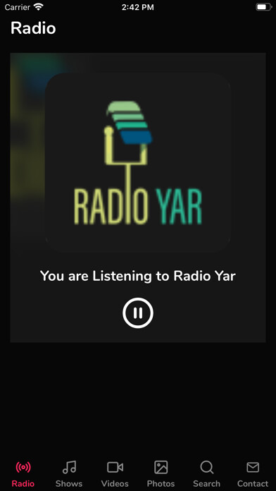 Emulate iPhone app Radio Yar using MyAndroid