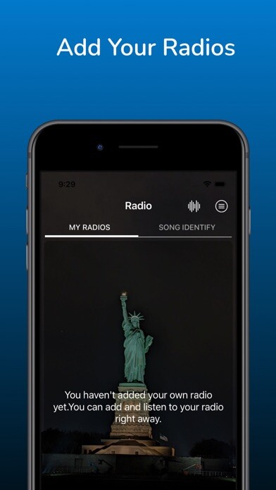Emulate iPhone app Radio - Your Radio using MyAndroid