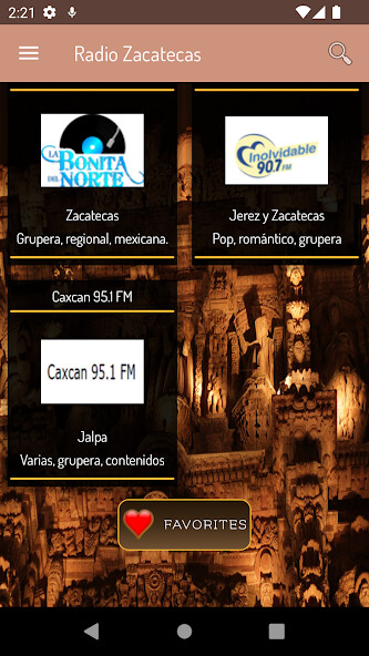 Run android online APK Radio Zacatecas Regional Music from MyAndroid or emulate Radio Zacatecas Regional Music using MyAndroid
