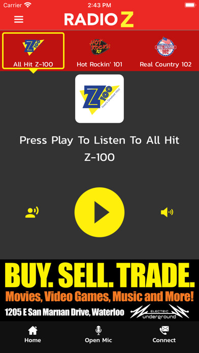 Emulate iPhone app RadioZ Commercial-Free Music! using MyAndroid Emulate iPhone app RadioZ Commercial-Free Music! using MyAndroid